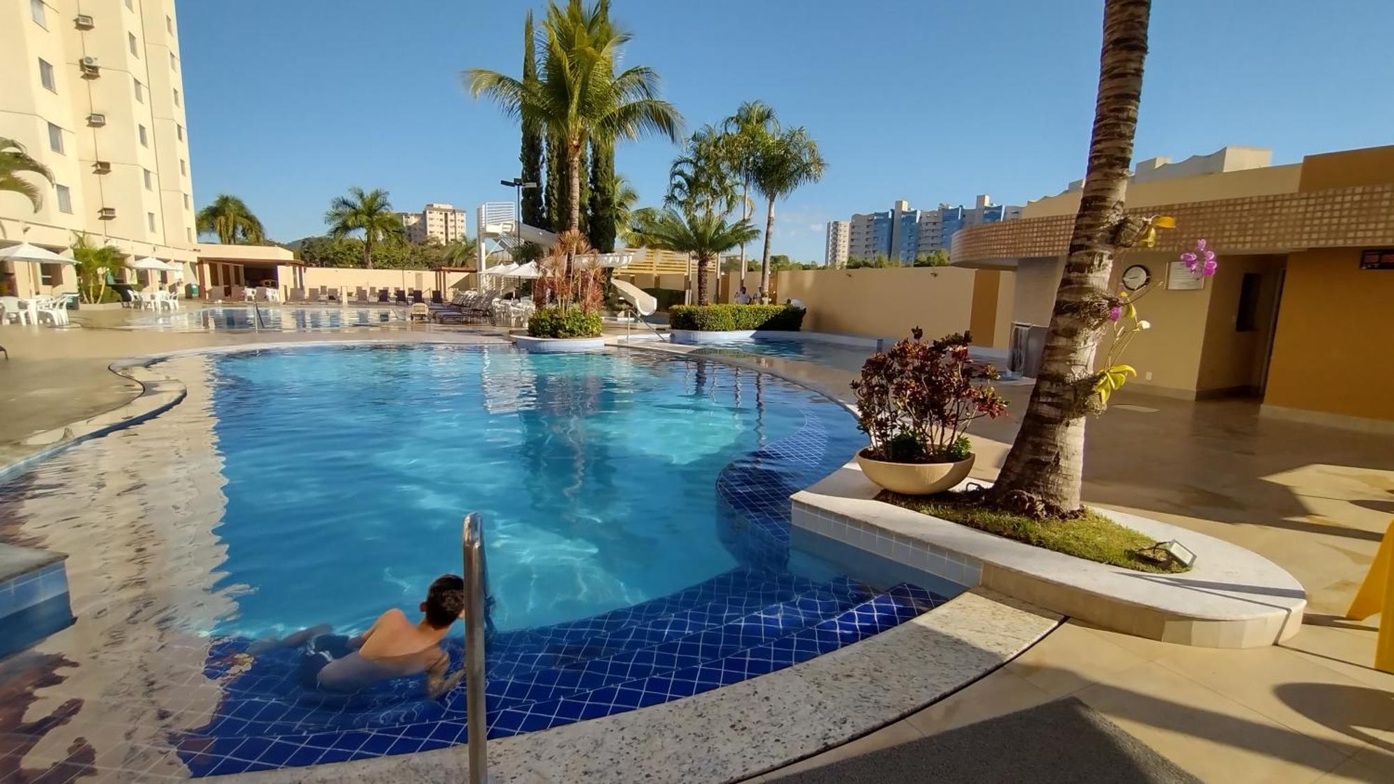 Prive Das Thermas II Caldas Novas - Achei Ferias - Com Roupa De Cama 外观 照片